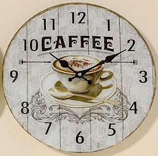 Часы настенные  Чашка кофе